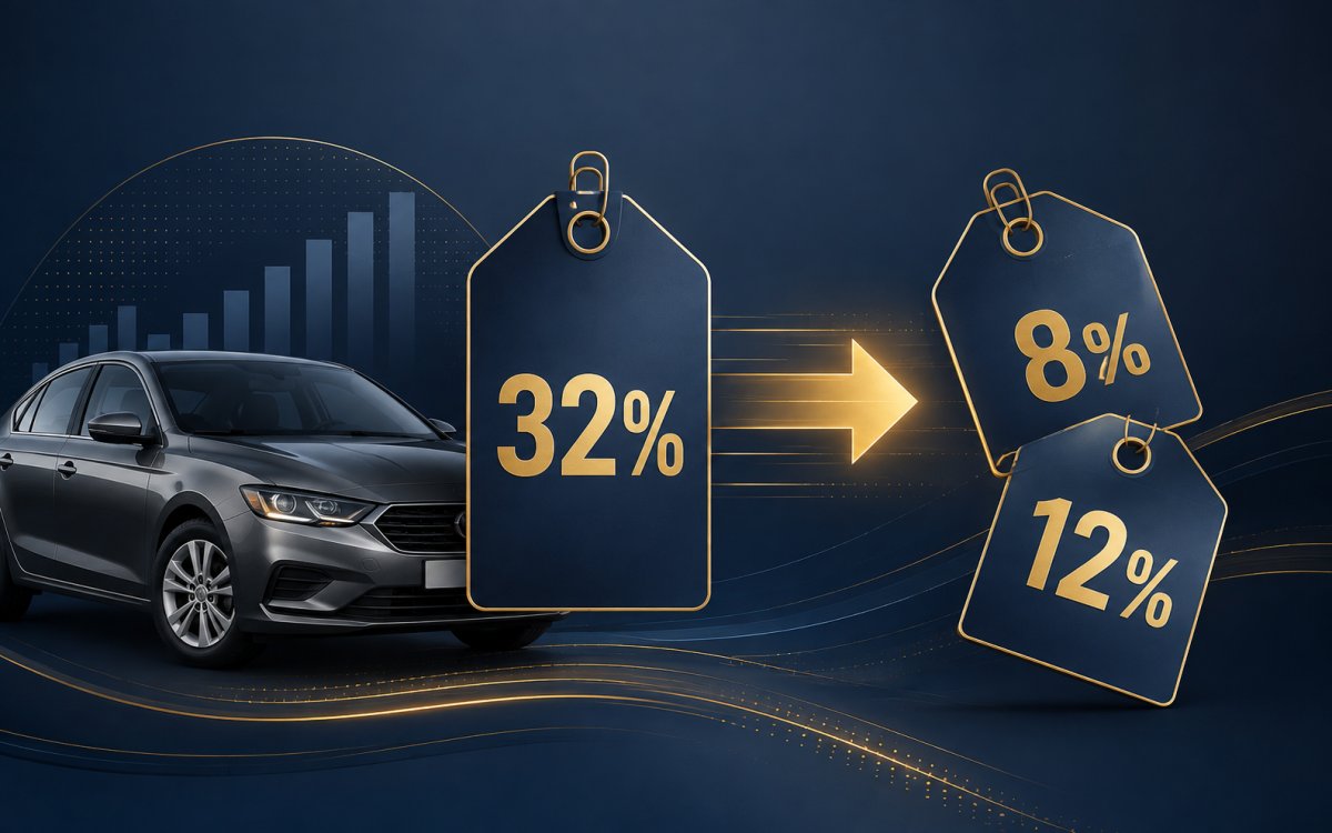 Revenda de veículos usados: 8% e 12% em vez de 32% no lucro presumido?